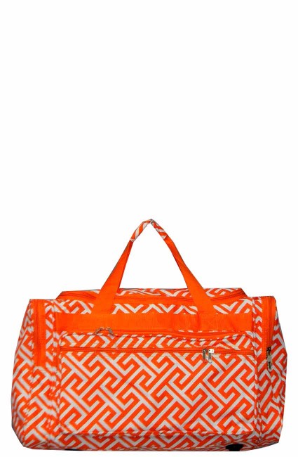 Printed Duffle Bag-T22/185/OR